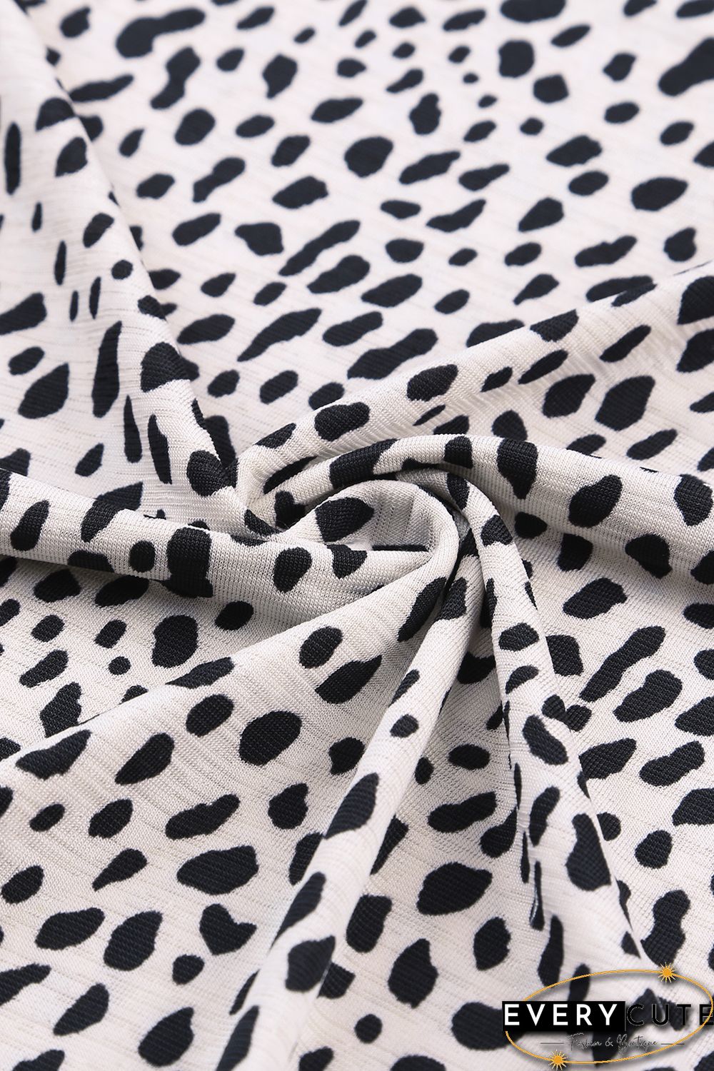 Leopard Print Round Neck Tank Top