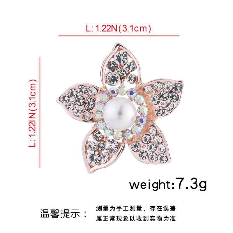 Elegant Glam Pin Heart Shape Flower Bow Knot Alloy Plating Artificial Pearls Women’s Brooches