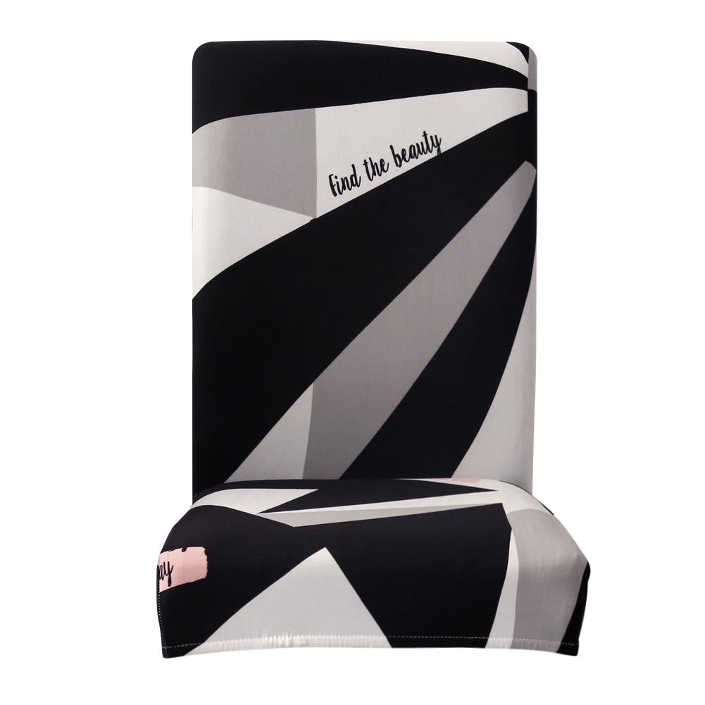 

Modern Print Elastic Chair Cover Stretch Banquet Seat Case Slipcover (4, 501 Original
