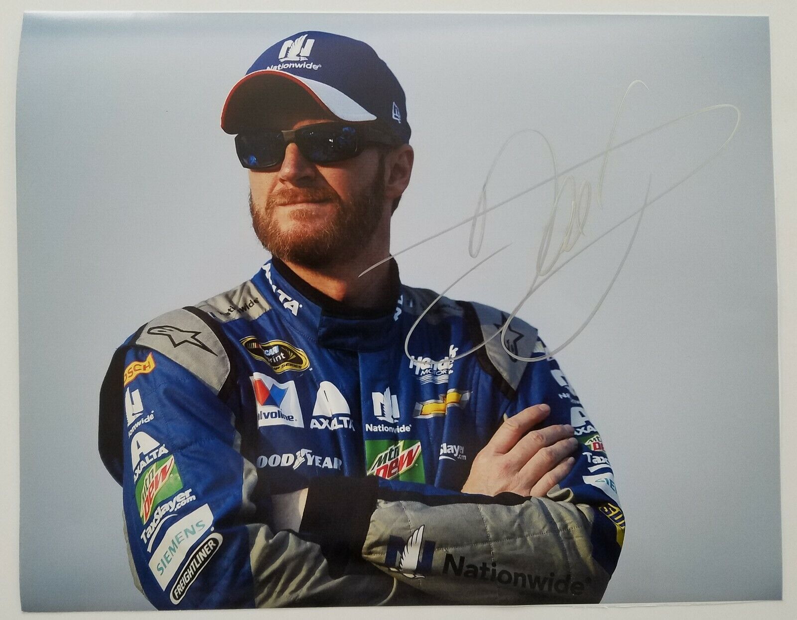 Dale Earnhardt Jr Signed 11x14 Photo Poster painting Daytona 500 Nascar Driver Race LEGEND RAD