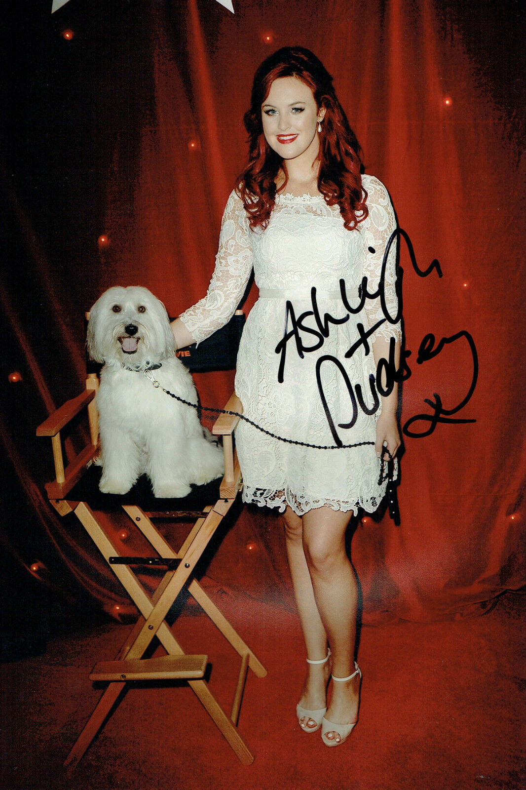 Ashleigh & Pudsey Signed Autograph 12x8 Photo Poster painting AFTAL COA BGT Series Winner 2012