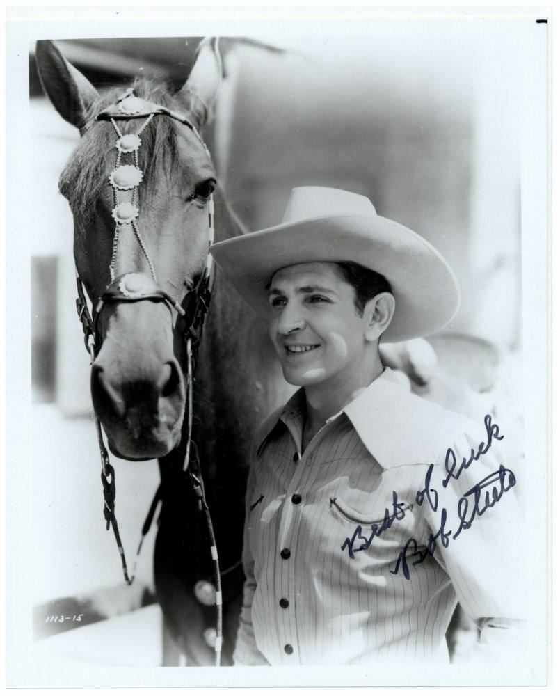 Bob Steele - Signed Autograph Movie Still - Western Star