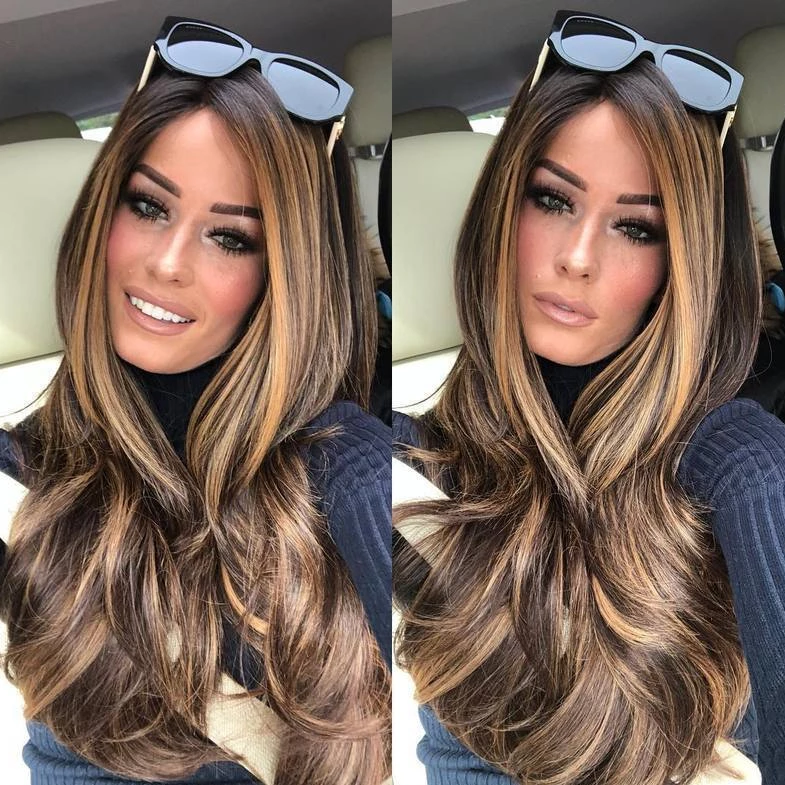 US Mall Lifes® | 2019 Hairgoddess 24-inch Fashion Wave Brown Wig US Mall Lifes