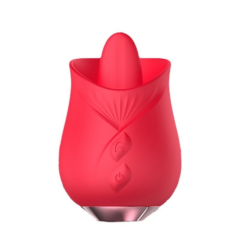 Multi-frequency Tongue-licking Rose Vibrator