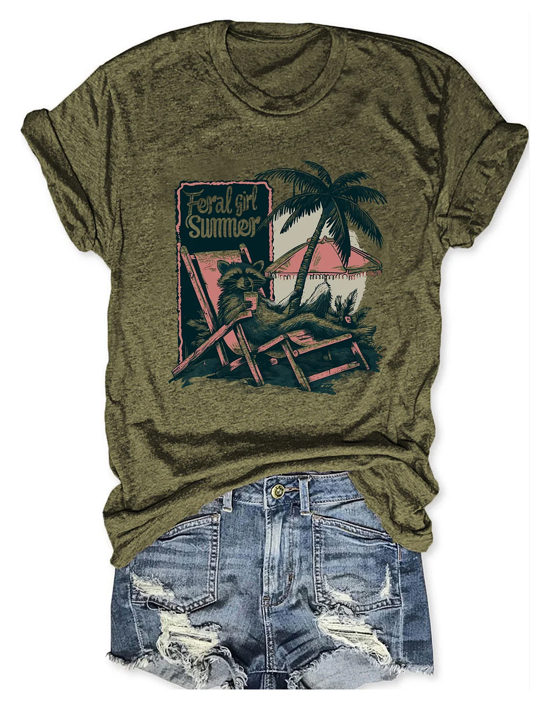 Feral Girl Summer T-shirt