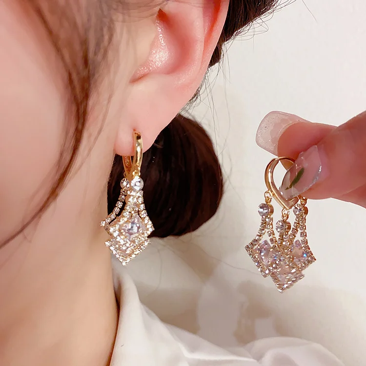 Zircon Diamond Earrings
