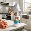 800ml Capybara Cute Water Cup with Straw & Handle Travel Water Bottle for Sports
