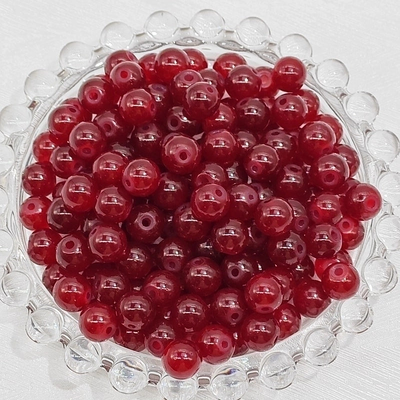 50 PCS/Package Diameter 4mm Diameter 6 Mm Glass Round Beads