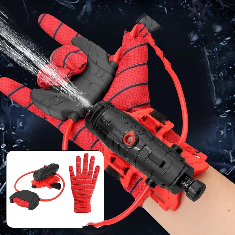 Spider Wrist Launcher Children’s Wearable Spider Gloves Water Play Toy Manual Press Water Gun