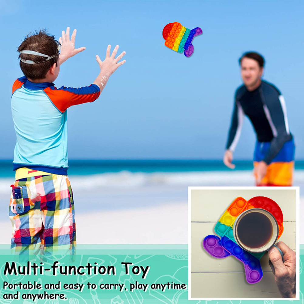 

Rainbow - Pop It Fidget Toy, 501 Original