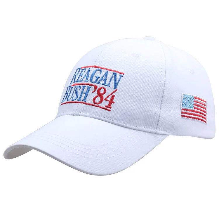 [SMOLDER] Design Embroidered REAGAN BUSH 84 Unisex Dad Hat Baseball Caps Snapback Cap Gorras