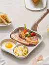 3in1 Egg Frying Pan Breakfast Nonstick Omelet Pan for Gas Stove Induction Cooker