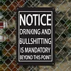 Notice - Vintage Metal Signs(12*16Inch) - Bar
