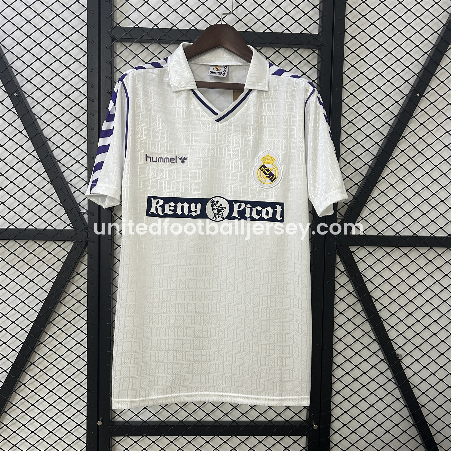 Retro Real Madrid 1989-90 Home Jersey