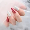 Metallic Color Bling Bling Wearing Nails 24pcs