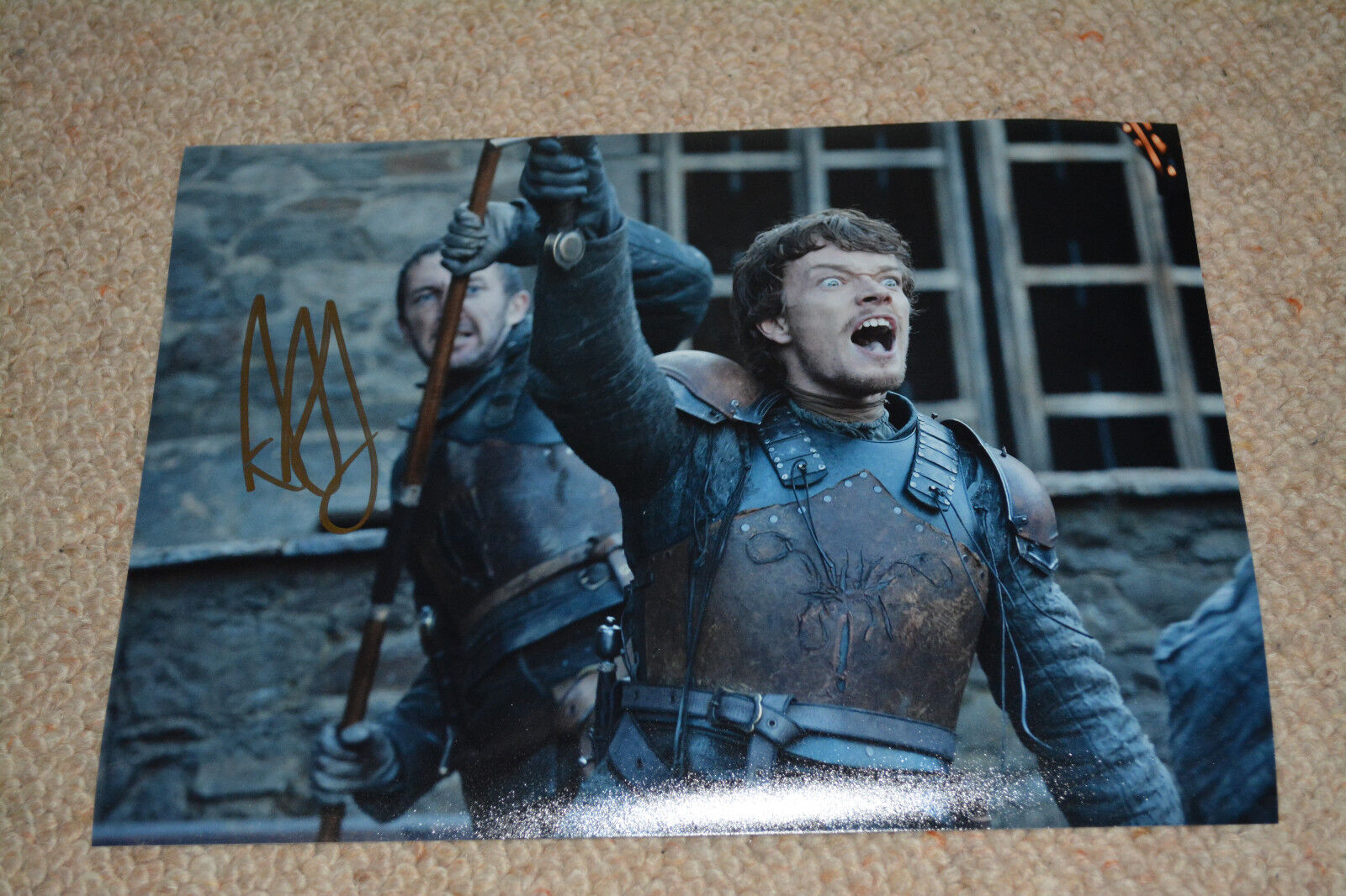 ALFIE ALLEN signed autograph 8x10 20x25 cm In Person GAME OF THRONES