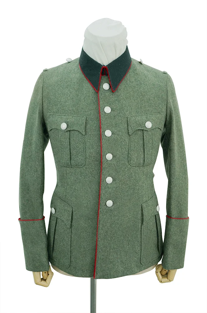   Wehrmacht German M1941 Officer General Wool Piped Service Tunic Jacket German-Uniform