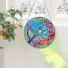 Diamond Painting Stained Glass Art Hanging Pendant Kit for Decoration