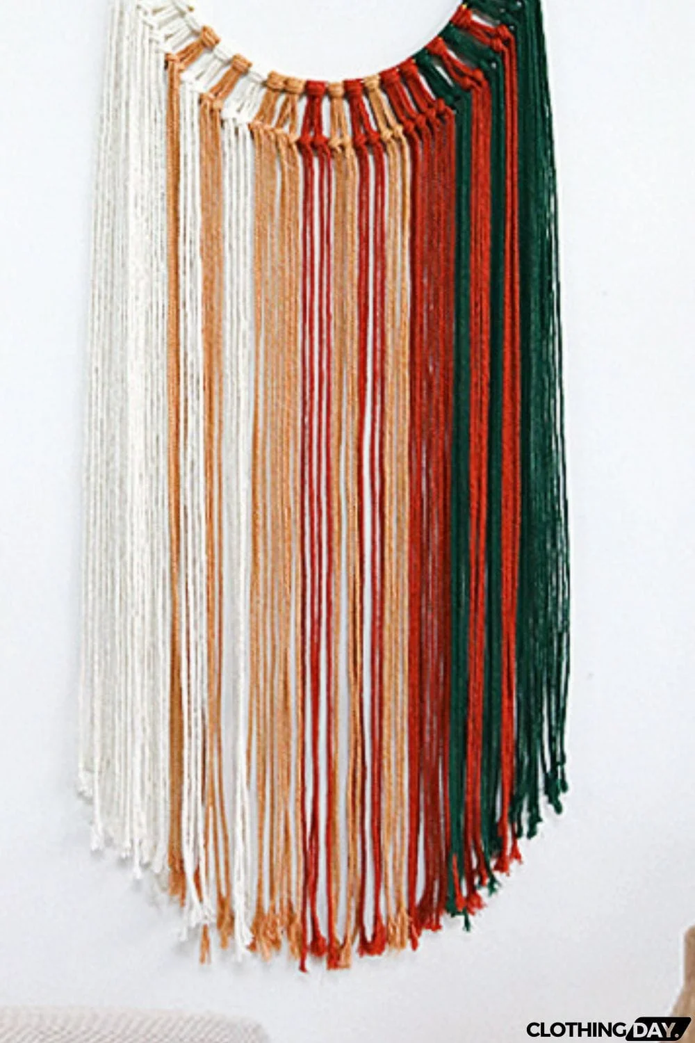 Hoop Fringe Macrame Wall Hanging