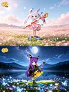 Sylveon Cosplay Frieren & Umbreon Cosplay Fern - Pokemon Frieren: Beyond Journey's End Resin Statue - Cookie Studio