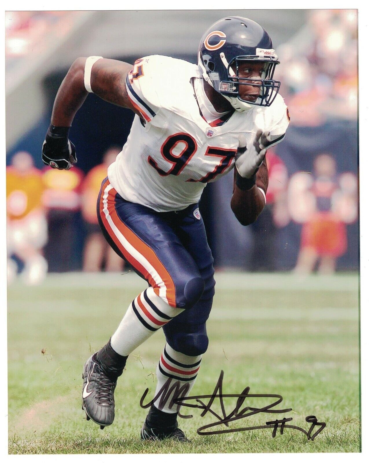 Mark Anderson Signed Autographed 8x10 Photo Poster painting Chicago Bears Alabama