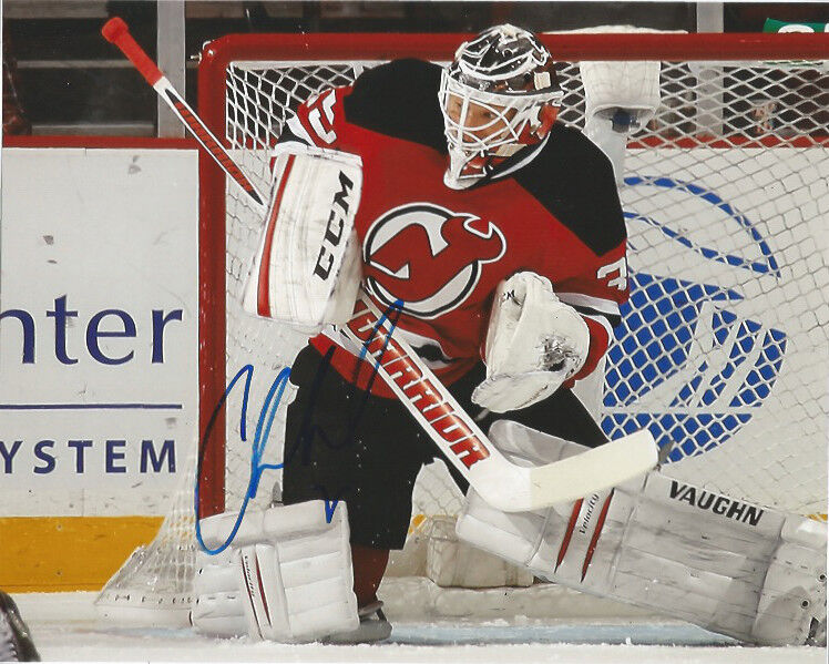 New Jersey Devils Cory Schnieder Signed Autographed 8x10 Photo Poster painting COA