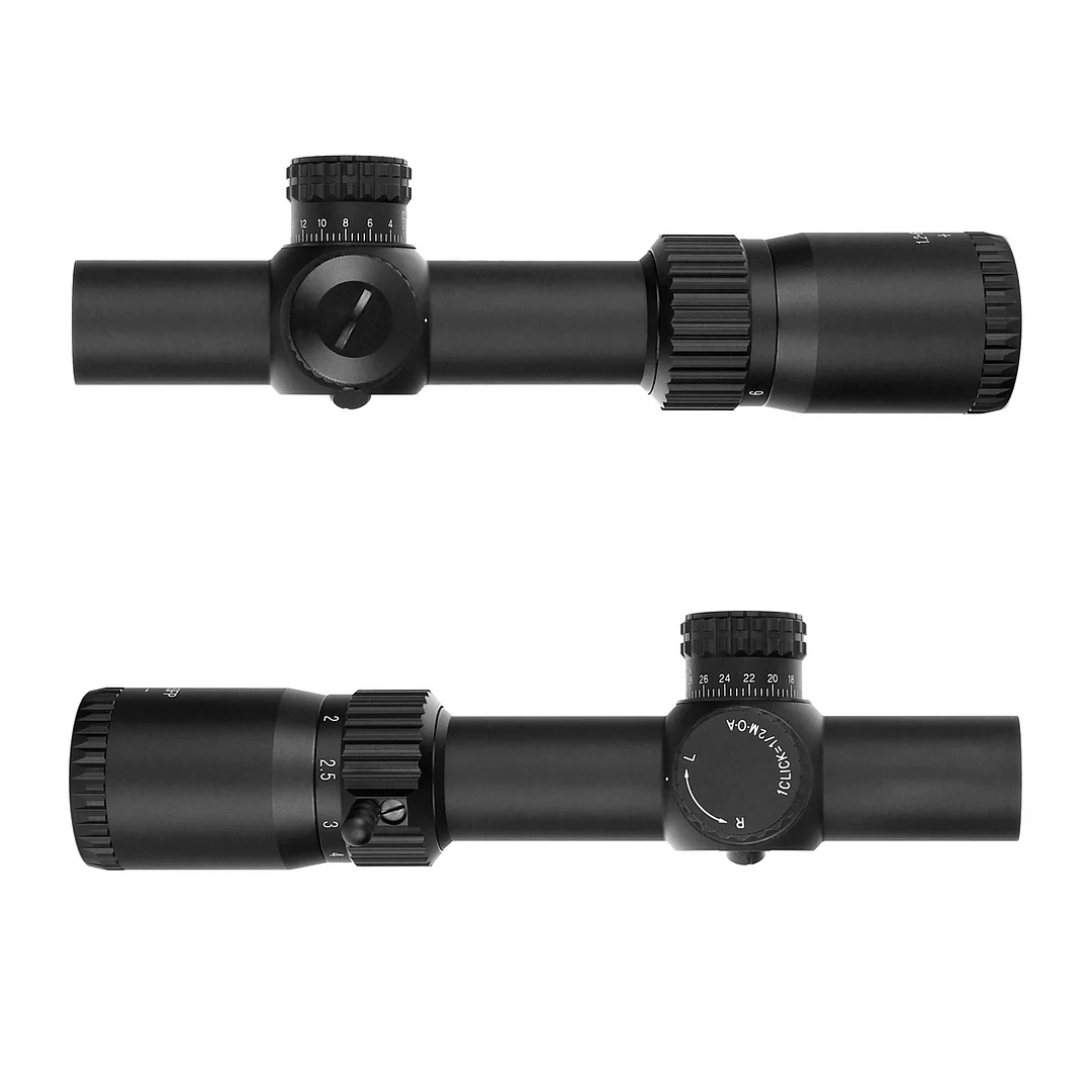 ohhunt® 1.2-6X24 IR 30MM SFP Red Illuminator LPVO Scope