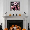 Diamond Painting - Partial Special Shaped Drill - Halloween Cat(Canvas|30*30cm)