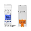 2 Channels Programmable 24Hours Time Clock LCD Display Timer Switch(12V)