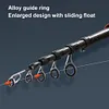 Telescopic Fishing Rod Carbon Fiber Small Short Sea Pole (Spinning Rod 1.8M)