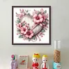 (Counted/Stamped) Flowers Heart-11CT Cross Stitch 40*40cm/15.75*15.75in