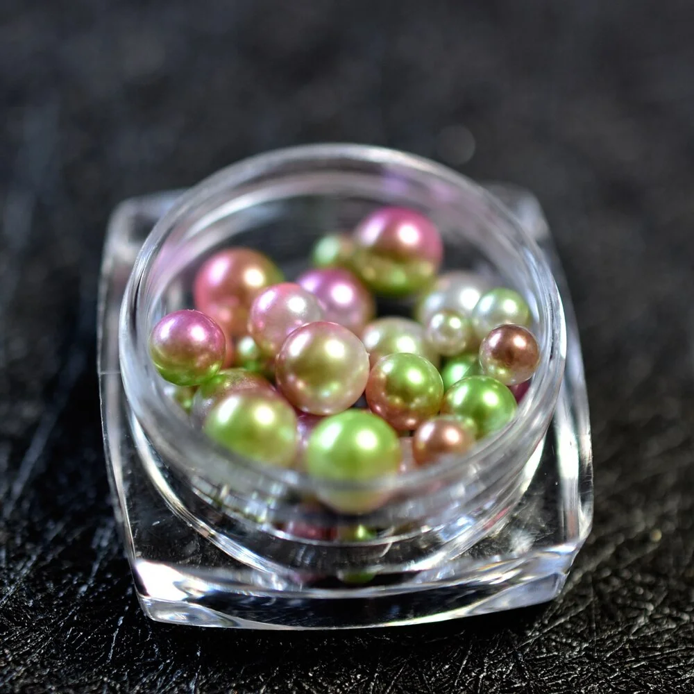 1 box Fish Scale Nail Sequins Holo Silver Mermaid Hexagon Glitter Sheets Bent Curve Bottom Manicure Nail Art Tips Decorations-Nail Inspo