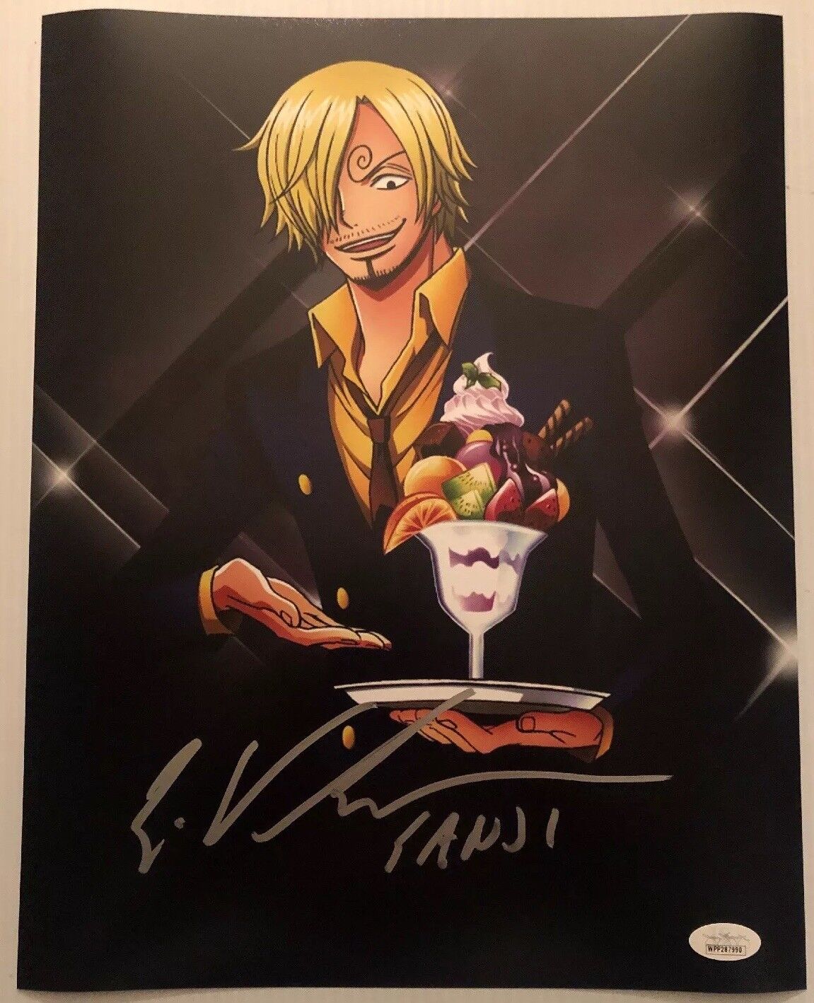 Eric Vale Signed Autographed 11x14 Photo Poster painting Vinsmoke Sanji One Piece JSA COA