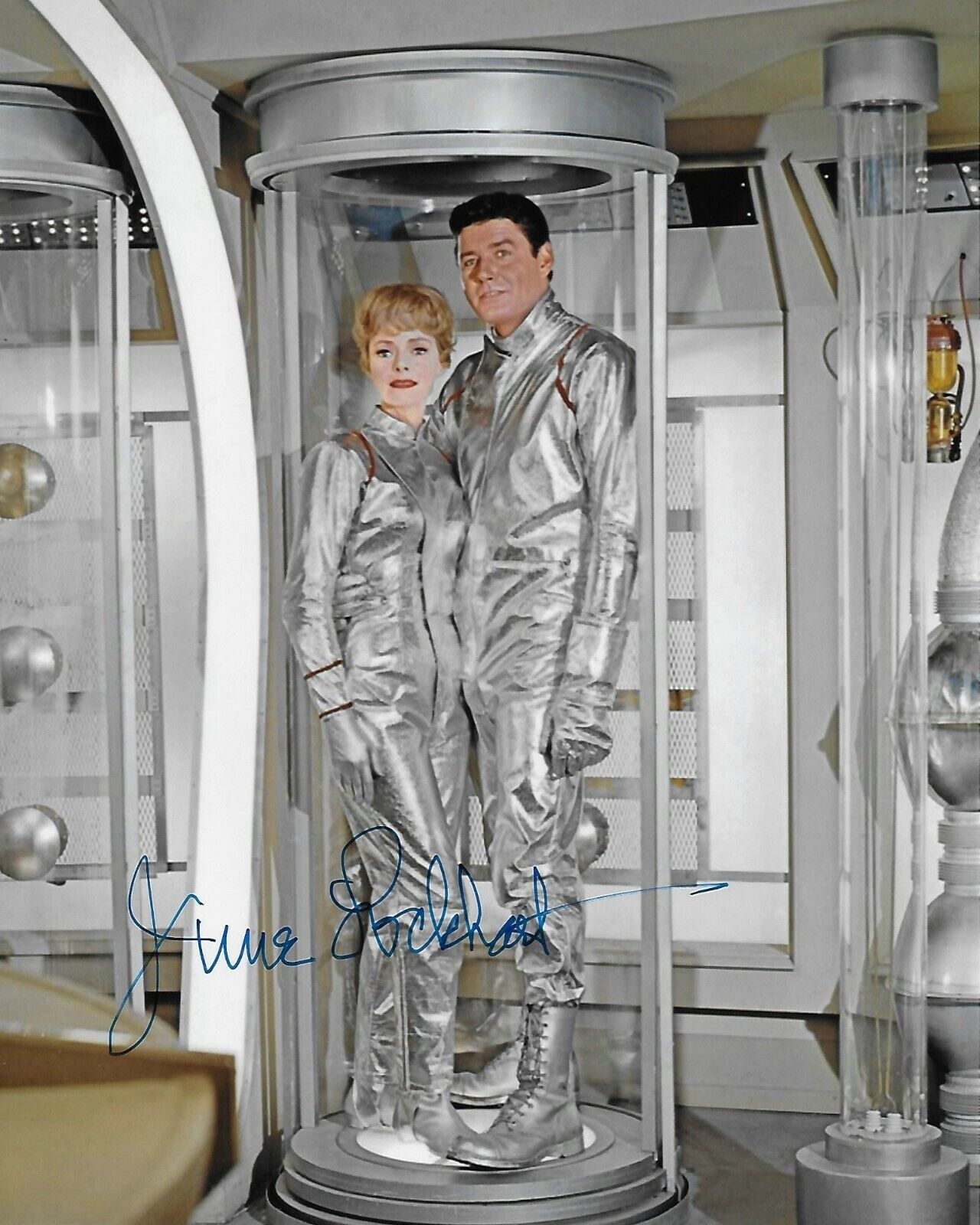 June Lockhart Lost in Space Original Autographed 8X10 Photo Poster painting #17