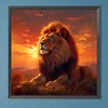 (50*50cm)Lion - Full Round Drill Diamond Painting