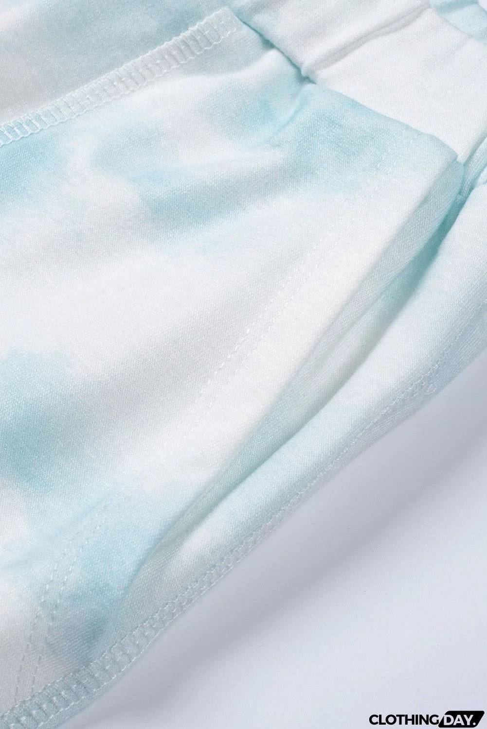 Knit Tie Dye Lounge Shorts