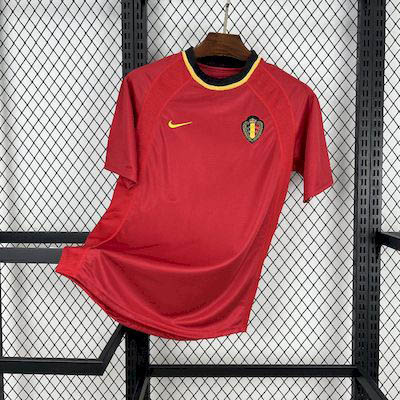 2000-2001 Retro Belgium Home Football Shirt 1:1 Thai Quality- Maxi Kit