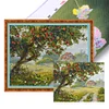 Apple Tree-11CT Stamped Cross Stitch 68*55cm/26.77*21.65in (Big Size) tapestrymarket