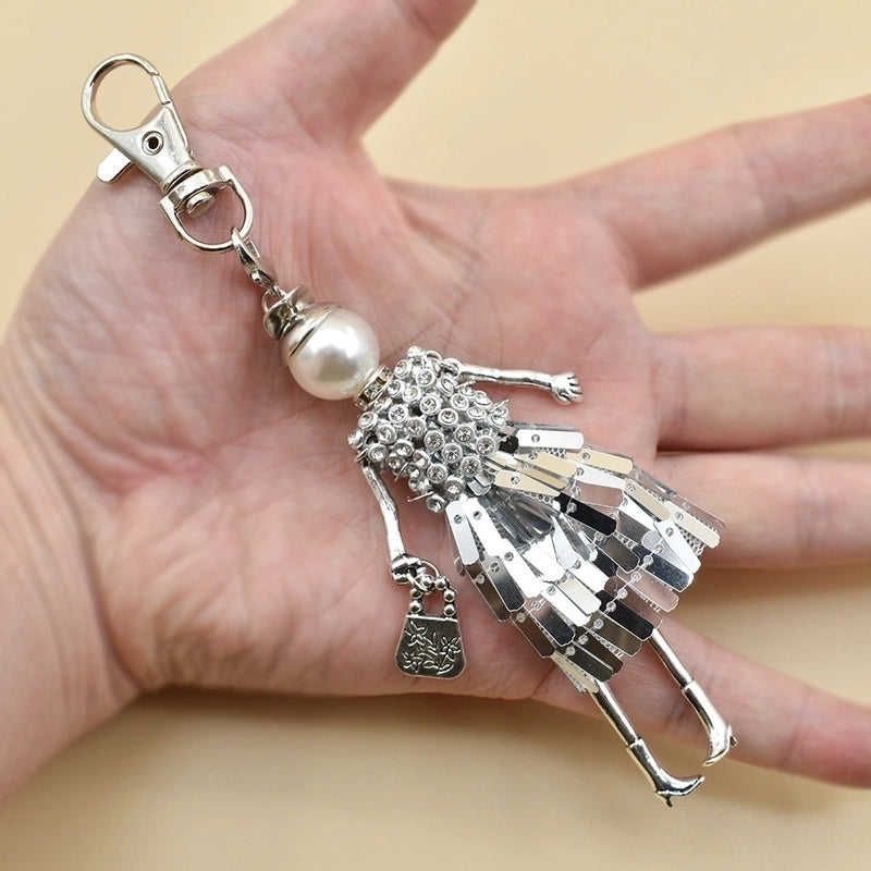 Casual Cartoon Alloy Bag Pendant Keychain