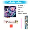 Diamond Painting-DIY Crystal Rhinestone Flowers and Dancing Girl(Box Packaging)