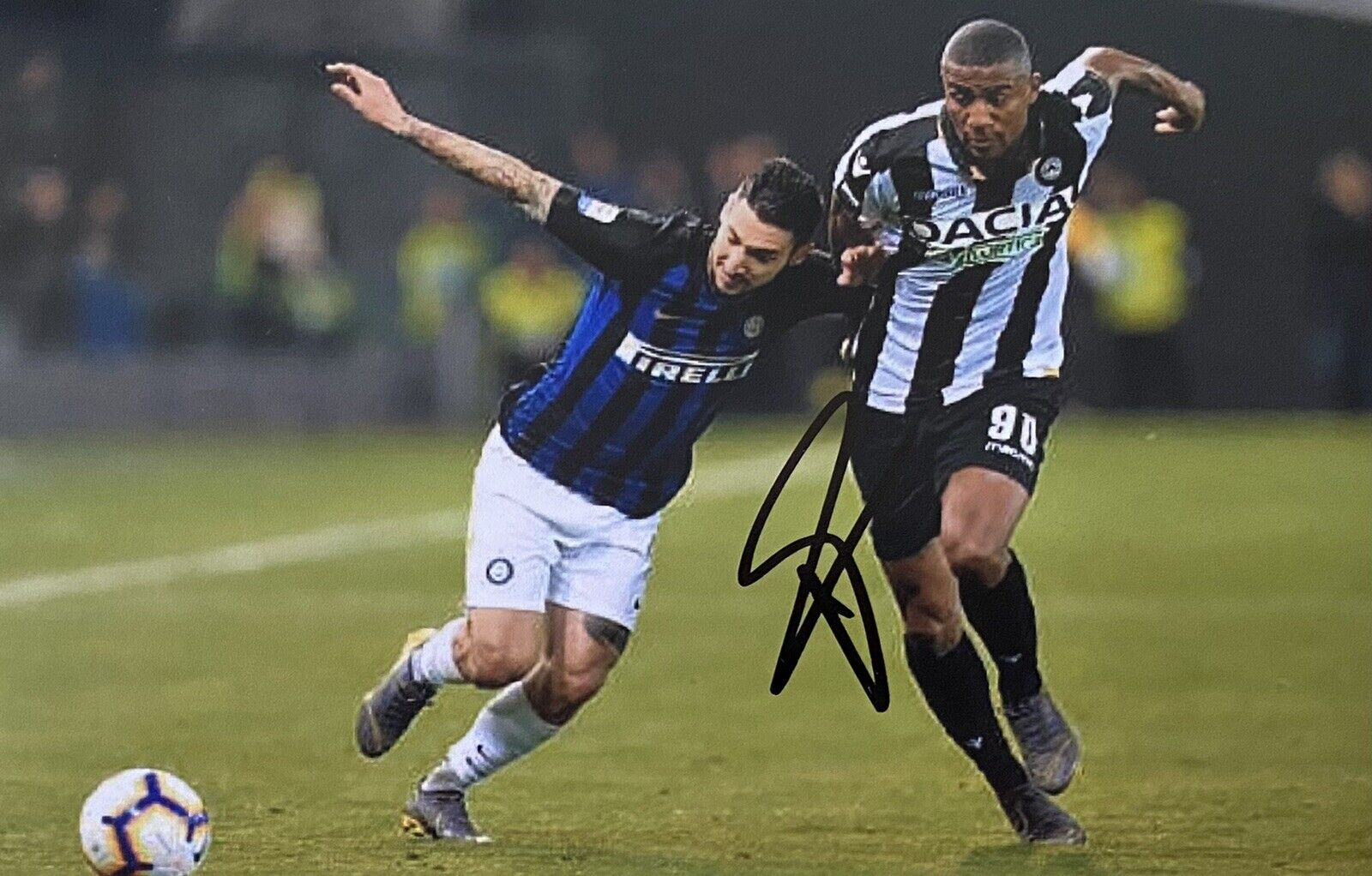 Marvin Zeegelaar Hand Signed Udinese Calcio 6X4 Photo Poster painting