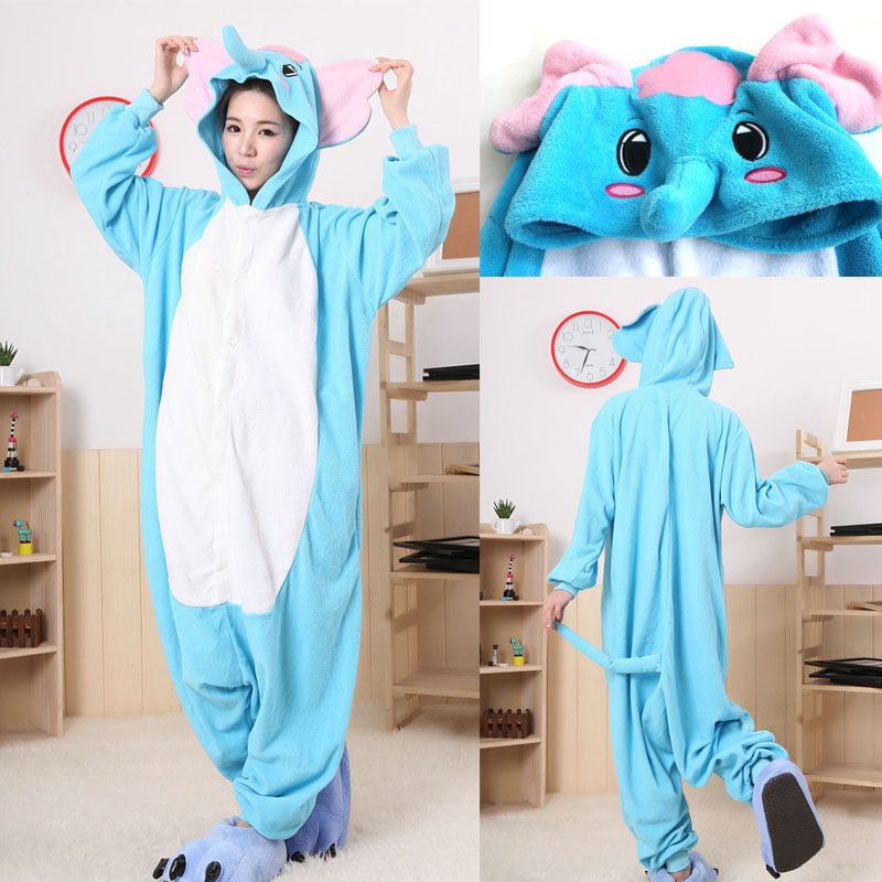 Dumbo Elephant Pajamas Onesie Hoodie Animal Costume Kigurumi-Pajamasbuy