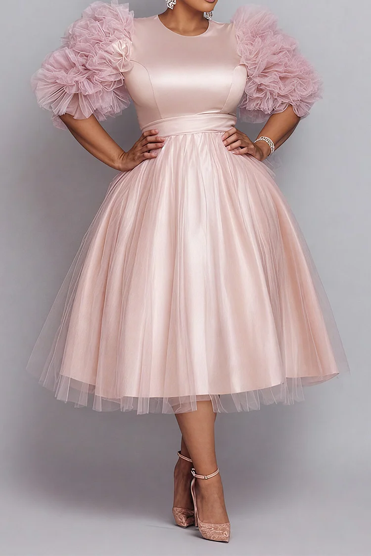 chinese dress ladies pretty KALANI|Plus Size Long Lace Sleeve Maternity Formal Dresses