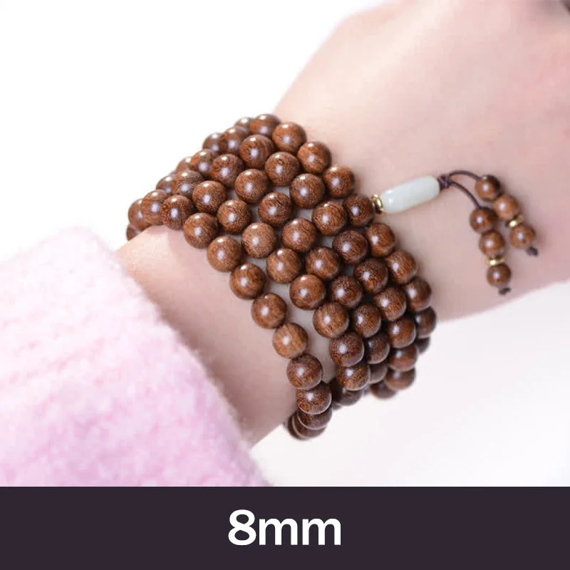 108 Mala Beads Rosewood Jade Calm Bracelet