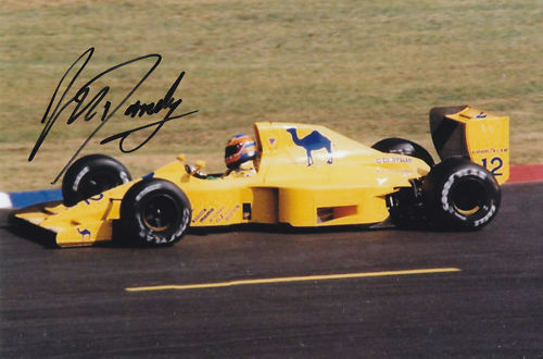 Hand Signed Martin Donnelly Photo Poster painting 12x8.