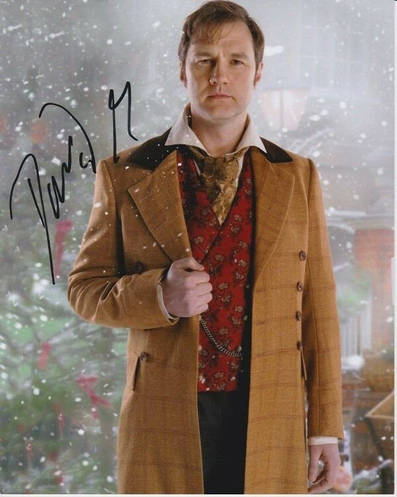 David morrissey signed autographed doctor who jackson lake Photo Poster painting