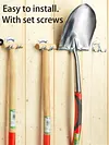5pcs Hanger Holder Metal Hanging Hooks with Screw for Garden Kitchen Garage Tool