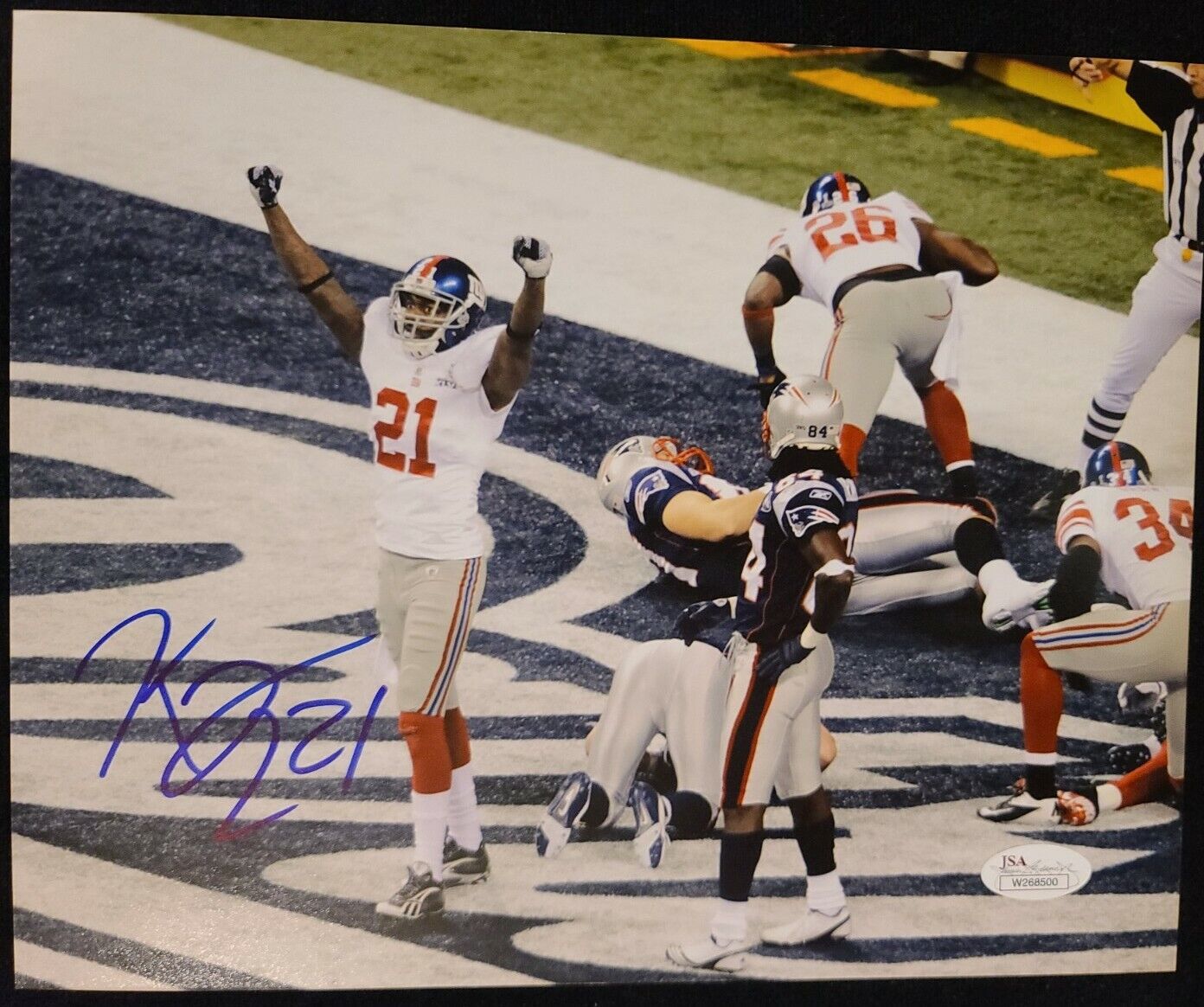 KENNY PHILLIPS New York Giants Signed 8x10 Matte Photo Poster painting JSA Authenticated