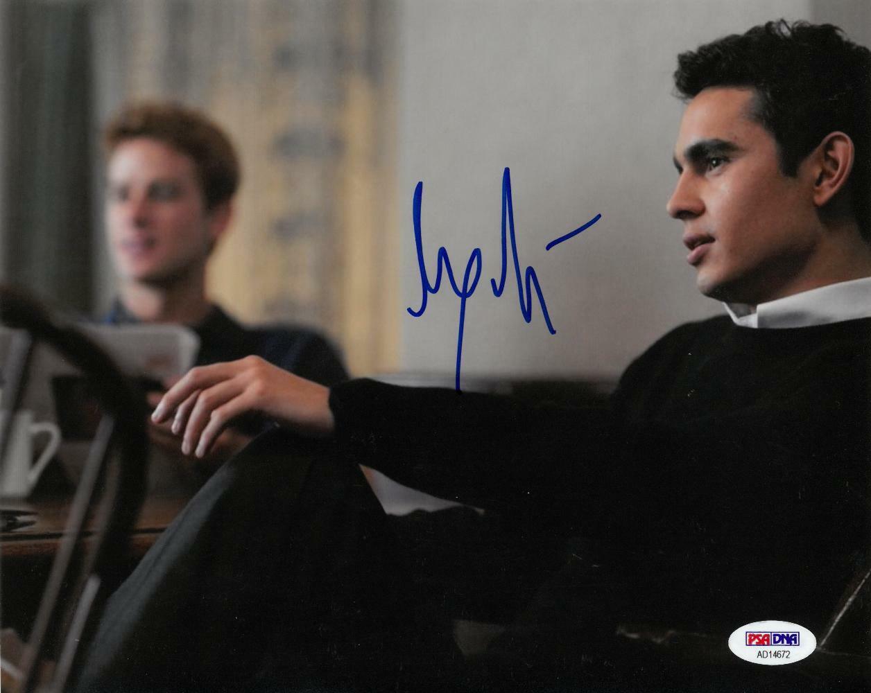 Max Minghella Signed Social Network Autographed 8x10 Photo Poster painting PSA/DNA #AD14672