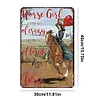Horse There was A Girl Really Loved Horses - Vintage Metal Signs(8*12Inch) - Cowgirl
